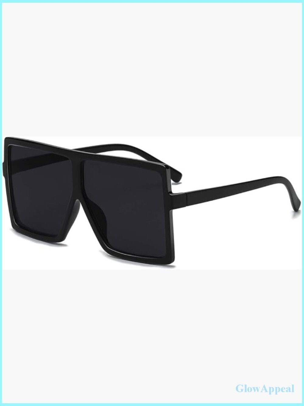 Oversized Flat Top Sunglasses UV400 Protection Stylish Shades